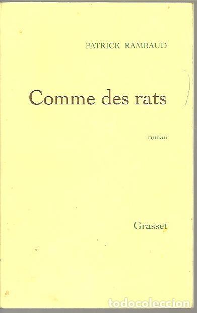 Libros: COMME DES RATS. - RAMBAUD, Patrick. - Foto 1