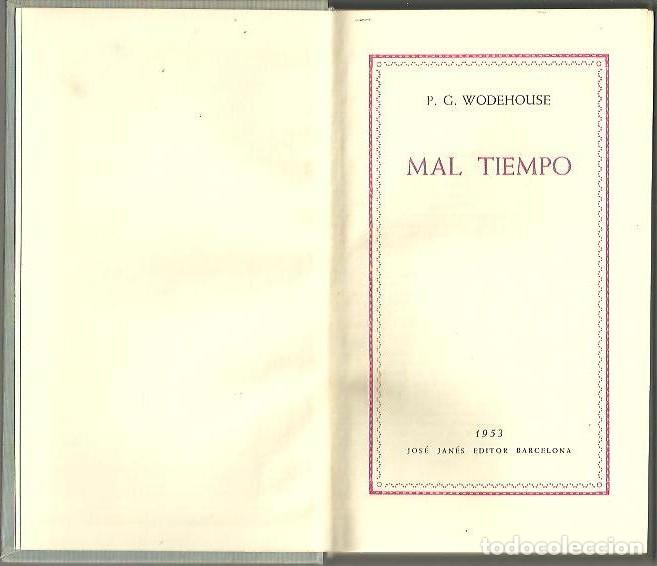 Libros: MAL TIEMPO. - WODEHOUSE, P. G. - Foto 1