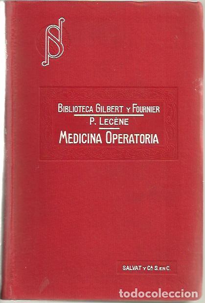 Libros: MANUAL DE MEDICINA OPERATORIA. - LECENE, P. - Foto 1