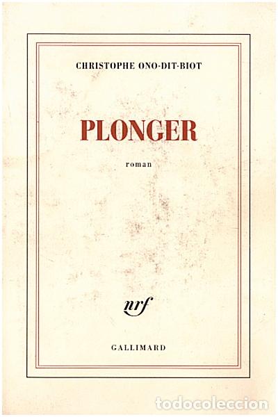 Libros: PLONGER. - ONO-DIT BIOT, Christophe. - Foto 1