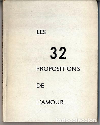 Libros: LES 32 PROPOSITIONS DE LAMOUR. - ANONIMO. - Foto 1