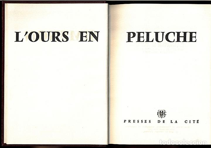 Libros: LOURS EN PELUCHE. - SIMENON, Georges. - Foto 1