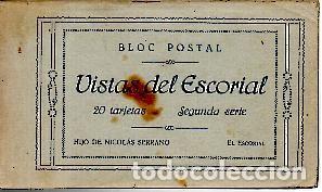 Libros: VISTAS DEL ESCORIAL. BLOC POSTAL. - ANONIMO. - Foto 1