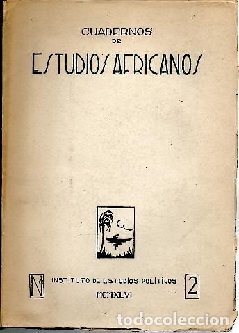 Libros: CUADERNOS DE ESTUDIOS AFRICANOS. N. 2. - REVISTA. - Foto 1