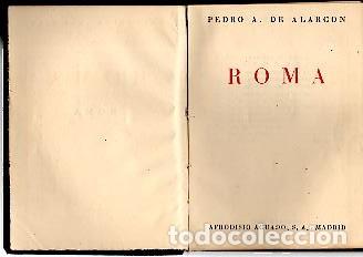 Libros: ROMA. - ALARCON, Pedro A. de. - Foto 1