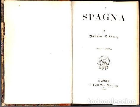 Libros: SPAGNA. - AMICIS, Edmundo de. - Foto 1