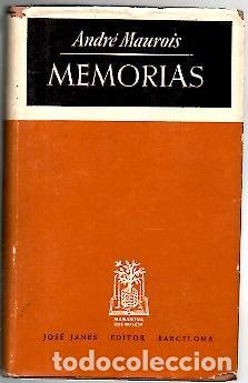 Libros: MEMORIAS. - MAUROIS, Andr&eacute;. - Foto 1