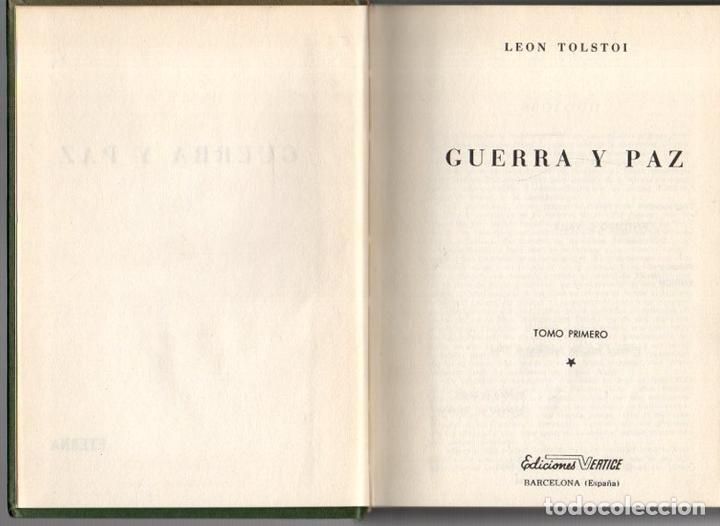 Libros: GUERRA Y PAZ. - TOLSTOI, Leon. - Foto 1