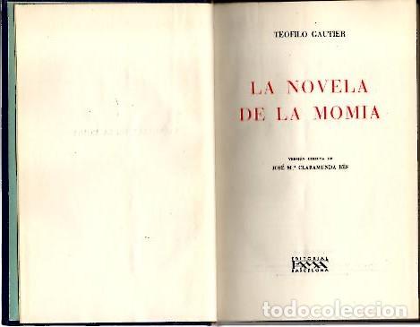 Libros: LA NOVELA DE LA MOMIA. - GAUTIER, Teofilo. - Foto 1