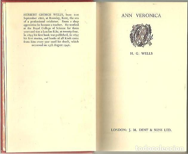 Libros: ANN VERONICA. - WELLS, H. G. - Foto 1