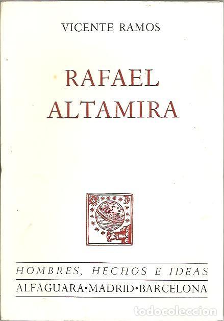 Libros: RAFAEL ALTAMIRA. - RAMOS, Vicente. - Foto 1