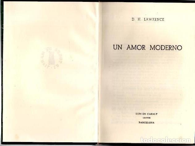 Libros: UN AMOR MODERNO. - LAWRENCE, D. H. - Foto 1