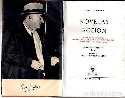 Libros: NOVELAS DE ACCION. - WALLACE, Edgar. - Foto 1