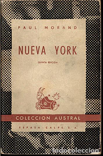 Libros: NUEVA YORK. - MORAND, Paul. - Foto 1