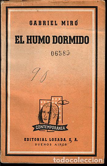 Libros: EL HUMO DORMIDO. - MIRO, Gabriel. - Foto 1
