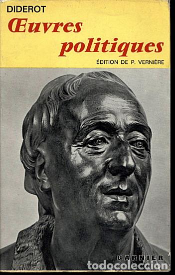 Libros: OEUVRES POLITIQUES. - DIDEROT. - Foto 1