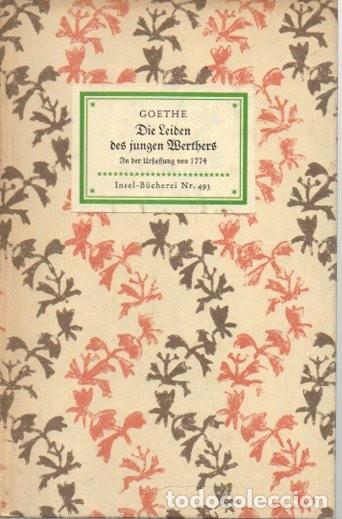 Libros: DIE LEIDEN DES JUNGEN WERTHERS. - GOETHE. - Foto 1
