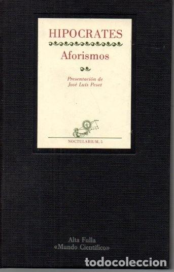 Libros: AFORISMOS. - HIPOCRATES. - Foto 1