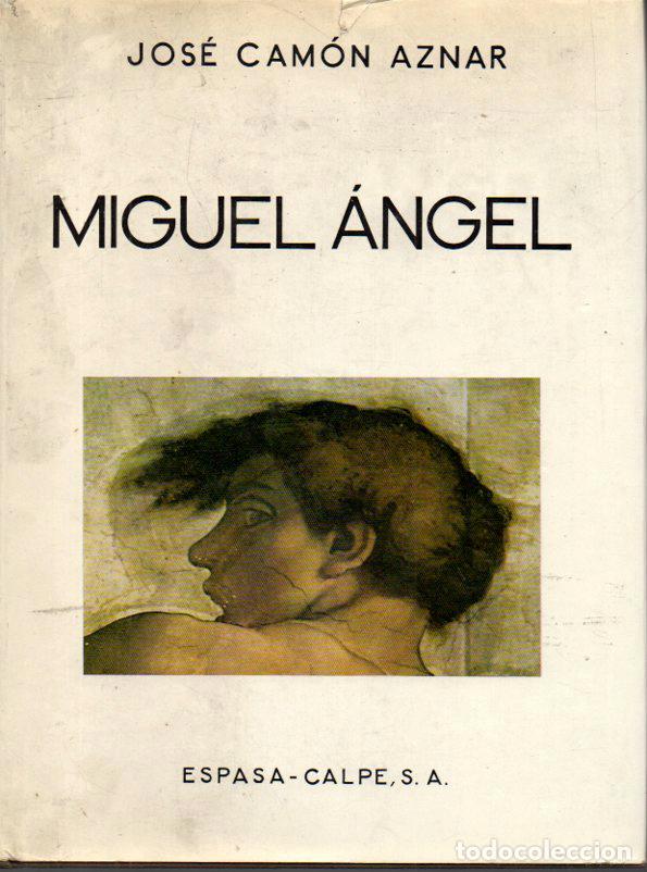 Libros: MIGUEL ANGEL. - CAMON AZNAR, Jos&eacute;. - Foto 1