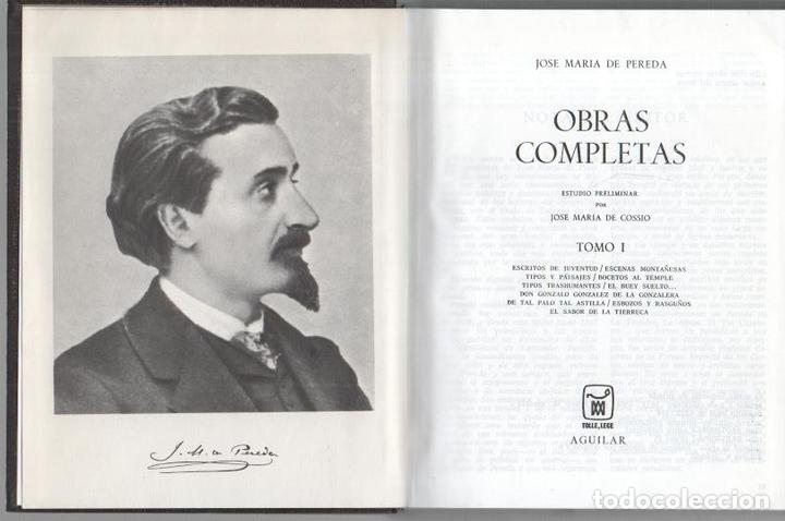 Libros: OBRAS COMPLETAS. - PEREDA, Jos&eacute; Mar&iacute;a de. - Foto 1