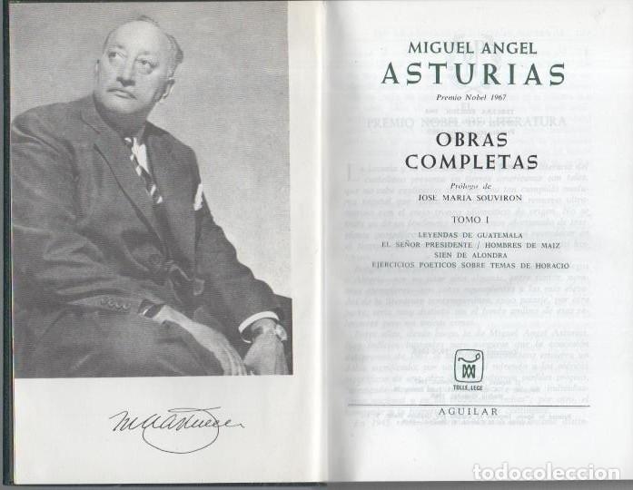 Libros: OBRAS COMPLETAS. - ASTURIAS, Miguel Angel. - Foto 1