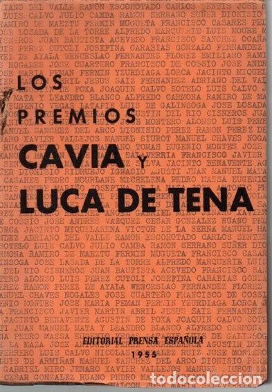 Libros: LOS PREMIOS DE ABC MARIANO DE CAVIA Y LUCA DE TENA. - AA.VV. - Foto 1