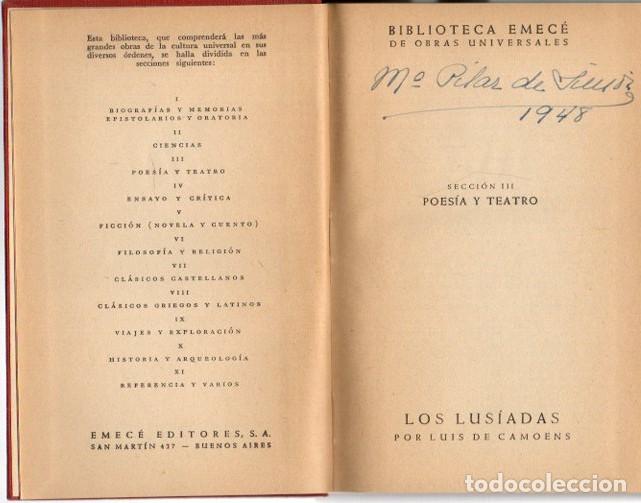 Libros: LOS LUSIADAS. - CAMOENS, Luis de. - Foto 1