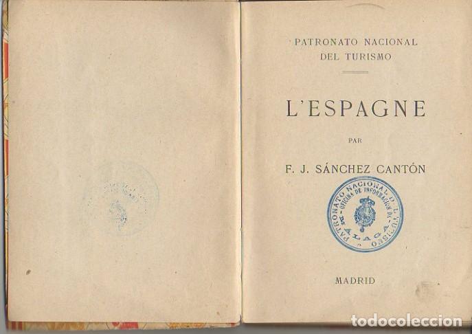 Libros: LESPAGNE. - SANCHEZ CANTON, F. J. - Foto 1