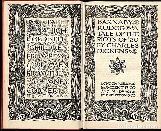 Libros: BARNABY RUDGE. - DICKENS, Charles. - Foto 1