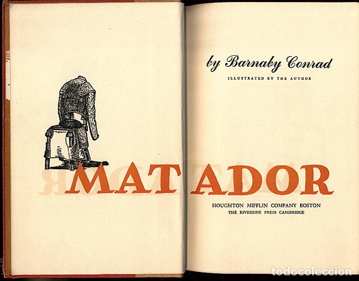 Libros: MATADOR. - CONRAD, Barnaby. - Foto 1