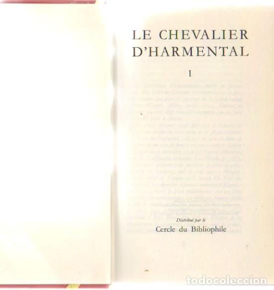 Libros: LE CHEVALIER DHARMENTAL. - DUMAS, Alexandre. - Foto 1