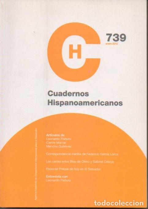 Libros: CUADERNOS HISPANOAMERICANOS. N. 739. ENERO 2012. - REVISTA. - Foto 1