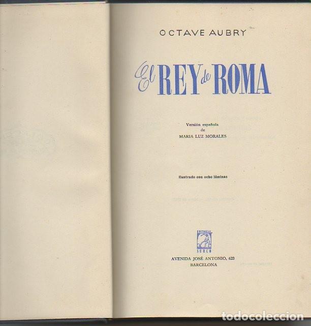 Libros: EL REY DE ROMA. - AUBRY, Octave. - Foto 1