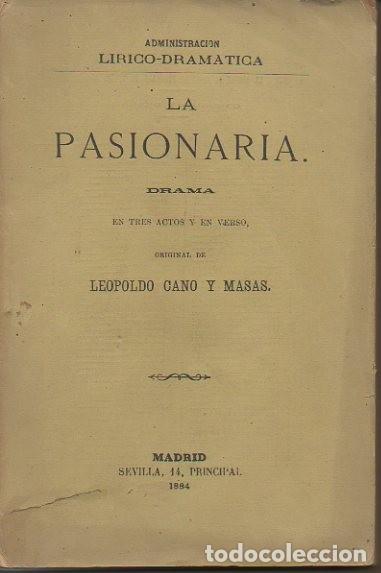 Libros: LA PASIONARIA. - CANO Y MASAS, Leopoldo. - Foto 1
