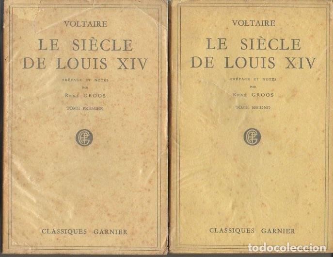 Libros: LE SIECLE DE LOUIS XIV. - VOLTAIRE. - Foto 1