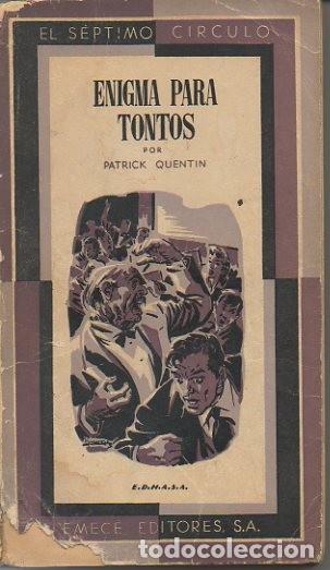 Libros: ENIGMA PARA TONTOS. - QUENTIN, Patrick. - Foto 1