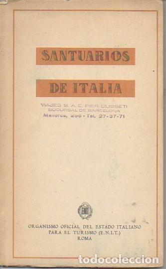 Libros: SANTUARIOS DE ITALIA. - ANONIMO. - Foto 1