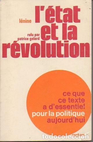 Libros: LETAT ET LA REVOLUTION. - LENINE. - Foto 1