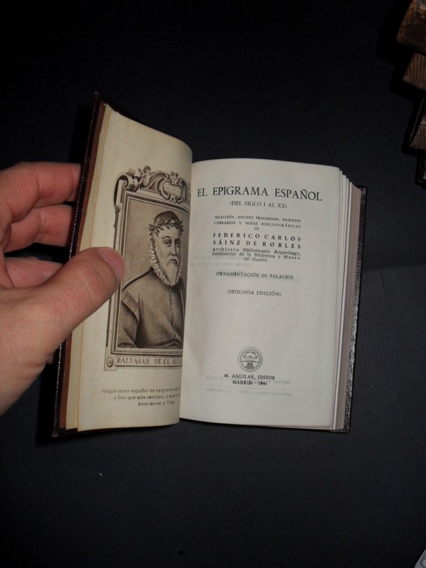 Libros: Joya 019, El Epigrama Espa&ntilde;ol, Aguilar - Foto 2