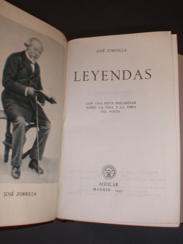 Libros: Joya 050, Leyendas, Zorrilla, Aguilar - Foto 2