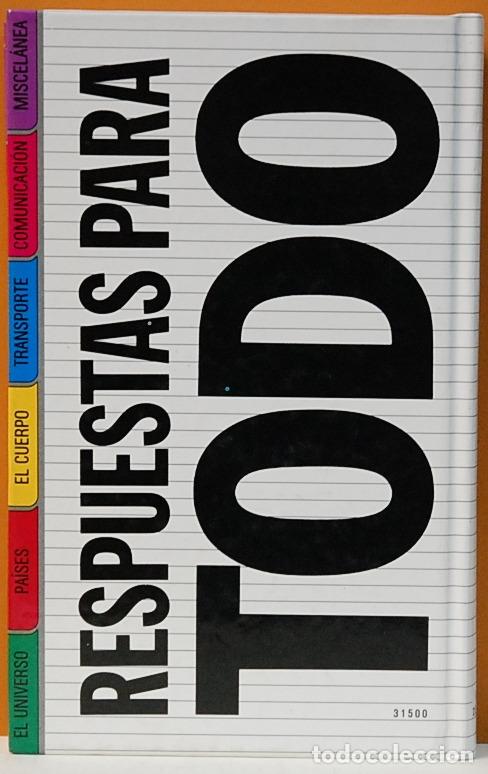 Libros: RESPUESTAS PARA TODO,CIRCULO DE LECTORES-1992 - Foto 1
