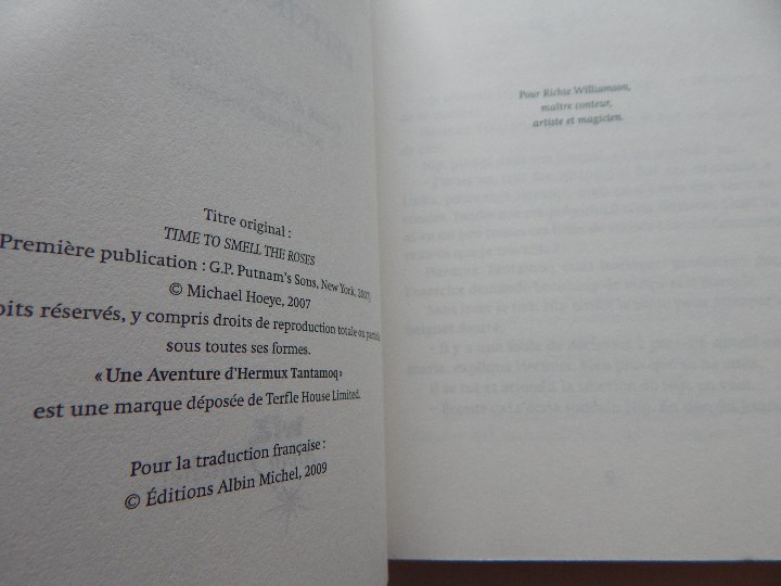 Libros: L &eacute;lixir de Rose . Une aventure d&acute;Hermux Tantamoq - Michael Hoeye 2009 - Libro franc&eacute;s - Foto 5