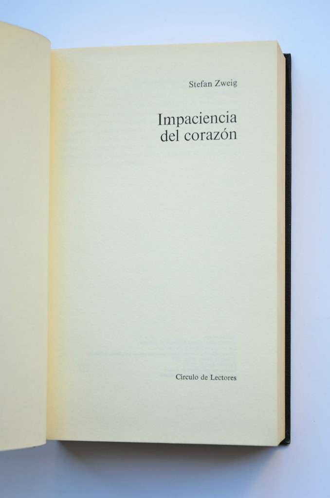 Libros: Impaciencia del coraz&oacute;n - ZWEIG, Stefan - Foto 3