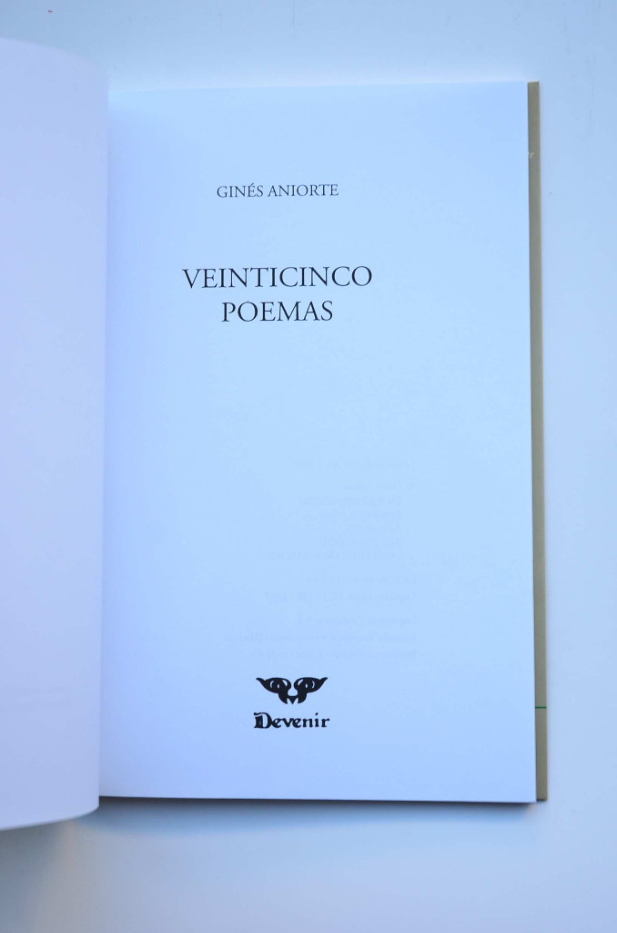 Libros: Veinticinco poemas - ANIORTE, Gin&eacute;s - Foto 2
