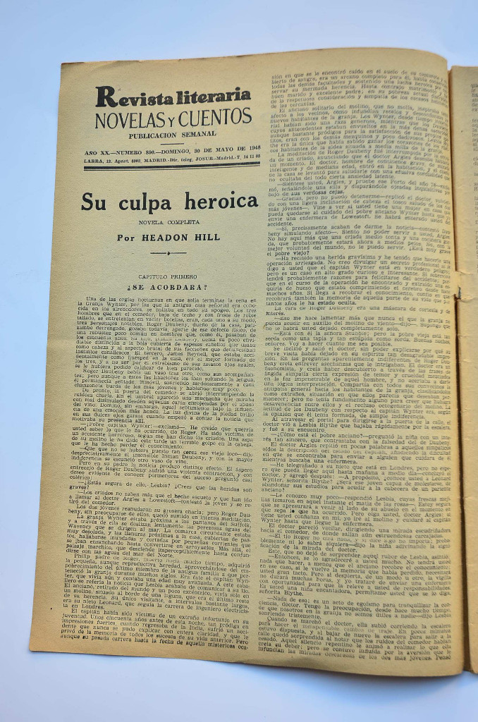 Libros: Su culpa her&oacute;ica - HILL, Headon - Foto 2