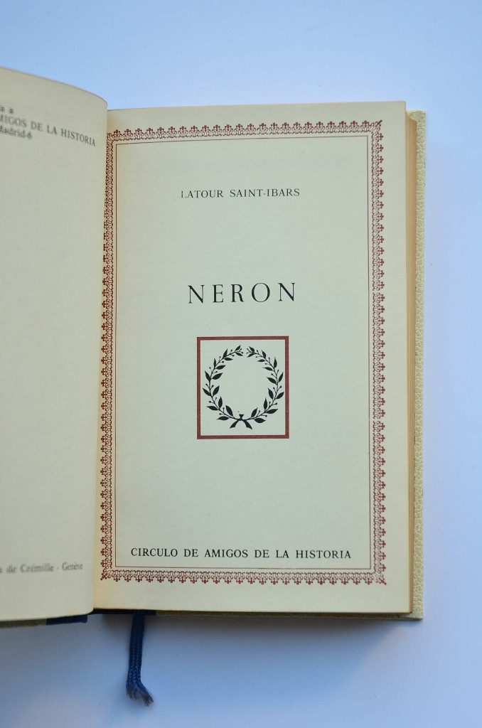 Libros: Ner&oacute;n - SAINT-IBARS, Latour - Foto 2