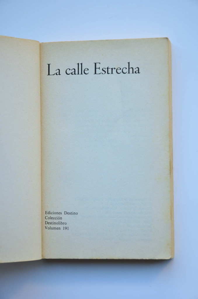 Libros: La calle estrecha - PLA, Josep - Foto 2