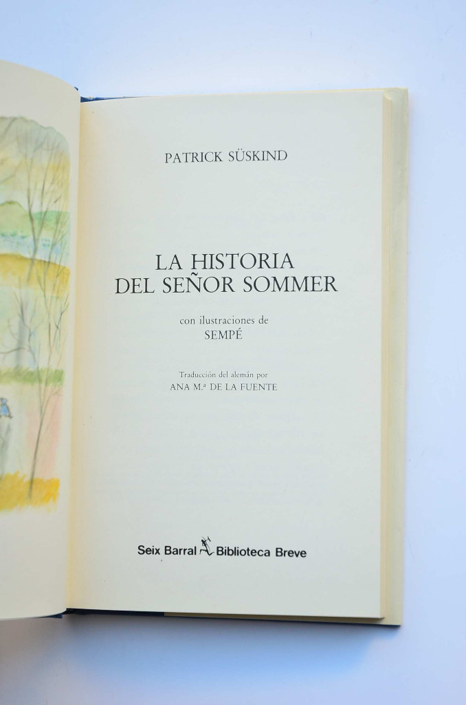 Libros: La historia del se&ntilde;or Sommer - S&Uuml;SKIND, Patrick - Foto 3