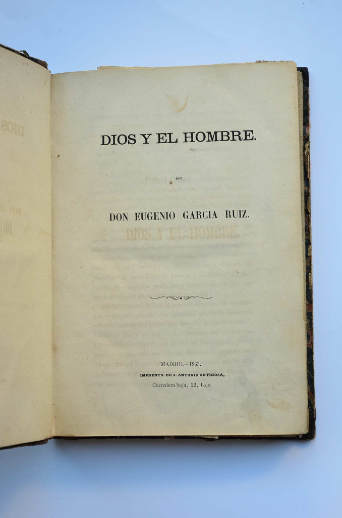 Libros: Dios y el hombre - GARC&Iacute;A CRUZ, Eugenio - Foto 3