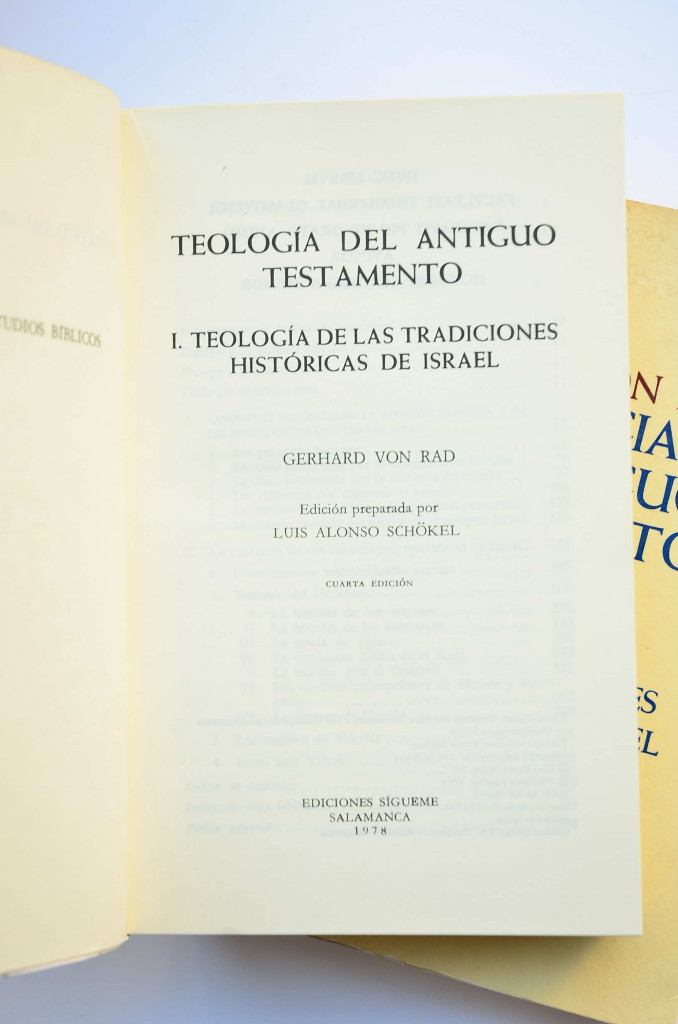 Libros: Teolog&iacute;a del Antiguo Testamento - RAD, Gerhard von - Foto 3